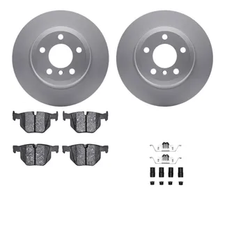 R1 Concepts WDUH1-31280 Carbon Series Brake Rotors W/ 5000 Oep Brake Pads & Hdw